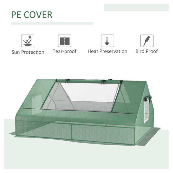 Mini Greenhouse-Green T575-S0671386227