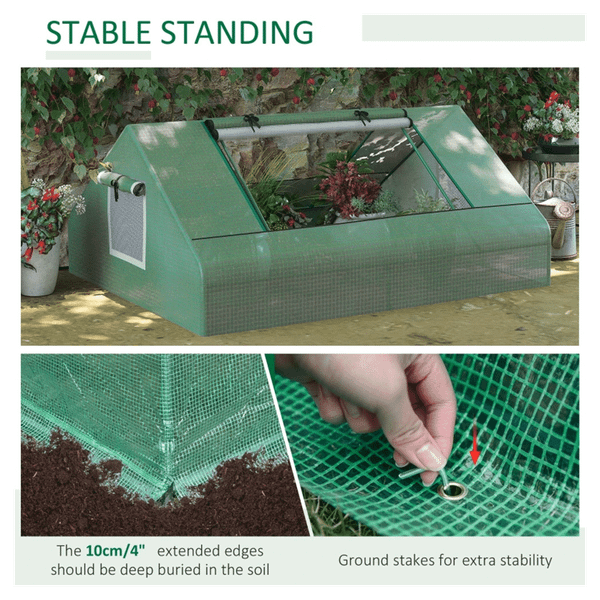 Mini Greenhouse-Green T575-S0671386227
