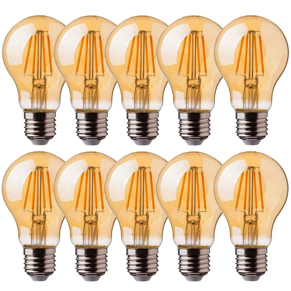 1/3/5/10 Pack Decorative Light Bulbs A60 E26 8W Vintage Edison LED Bulbs ~1138 T575-V0671387623