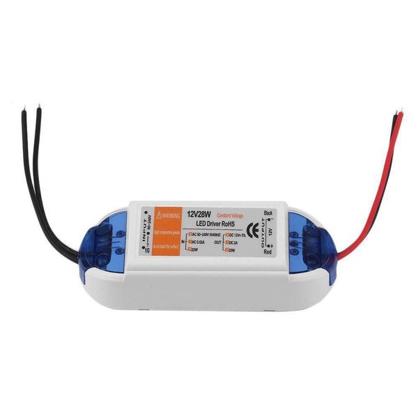 28W 2Amp Compact LED Driver AC 230V to DC12V Power Supply Transformer~1001 T575-S0671386690