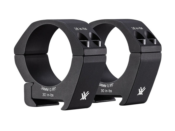 Vortex Pro Series 34mm Rings, Low, Weaver/Picatinny P892-PY-A-20147