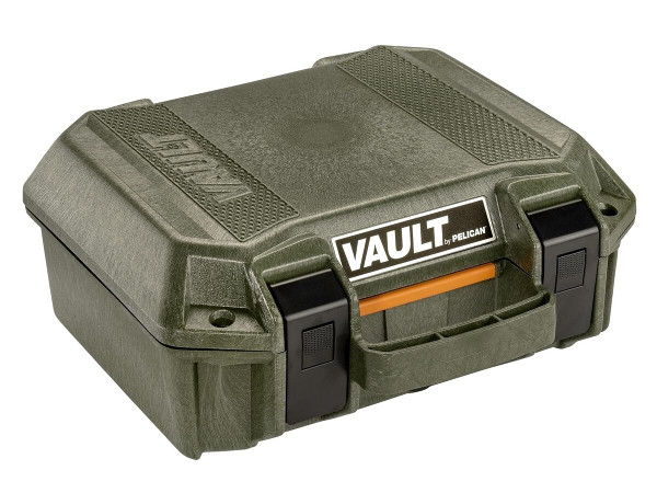 Pelican V100 Vault Small Pistol Case, OD Green P892-PY-A-23470