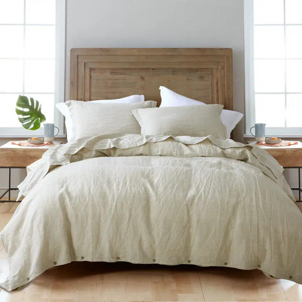 Color: MULTI, Size: 200X230cm - 100% French Linen Natural Duvet Cover Soft Comfortable Quilt Comfor F640-12000030639896315