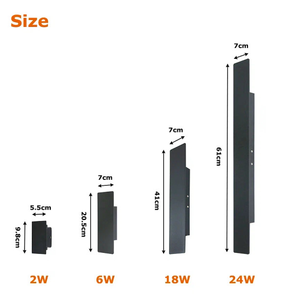 Lampshade Color: Black, Size: M, Ships From: CHINA, Color Temperature: Warm White (2700-3500K) - 2W F640-12000035215836378