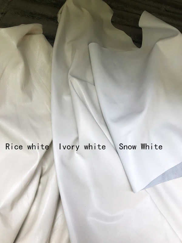 Color: WHITE, Gloves Size: XXXL - 50cm New Genuine Leather White Women's High Grade Party Mittens S F640-10000014550214074