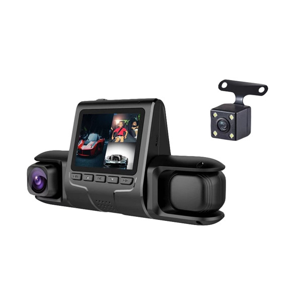 Dash Cam 3 Channel Front Rear Inside 1080P Car Dvr Dashboard Camera with IR Night Vision Loop Recor K484-PAU_0JSQW8T1