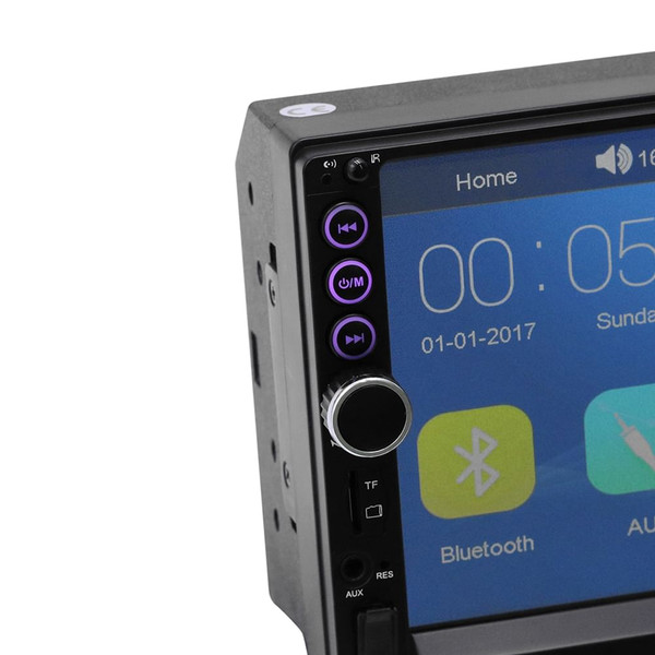 Car Radio 7-inch Hd Dual Din 12v Radio Bluetooth-compatible Hands-free Mobile Phone Interconnect Mp K484-PAU_0FGIJWF7