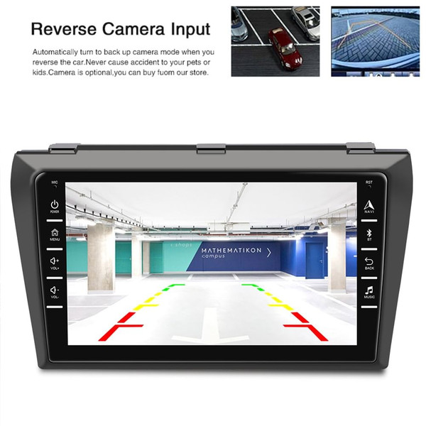 Car Multimedia Player 8 inch Central Control Android 9.1 Navigator Reversing Camera 1+16G for Mazda K484-PAU_0G33HU7M