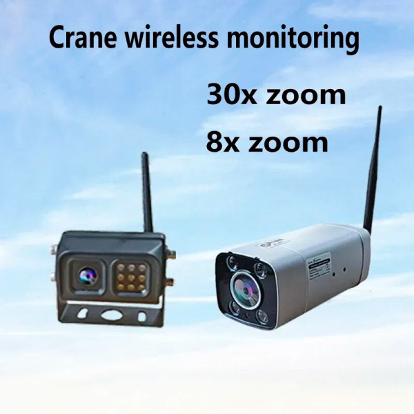 Color Name: black, Voltage: 24V - Crane wireless monitoring camera video zooming vehicle camera wir F640-12000031833297184