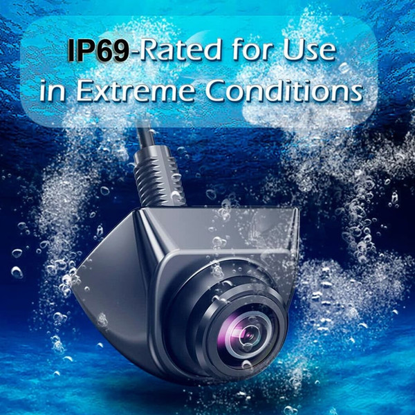 Backup/Front/Side View Camera 170° Wide Angle AHD 720P Reverse Rear Cam With 4 Infrared Lights For  K484-PAU_0K3Z2QGY