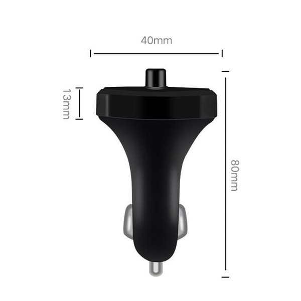 B4 12V 24V Car Cigarette Lighter Socket USB Charger MP3 Player Bluetooth Hands-free Golden K484-PAU_0GJBSPBF