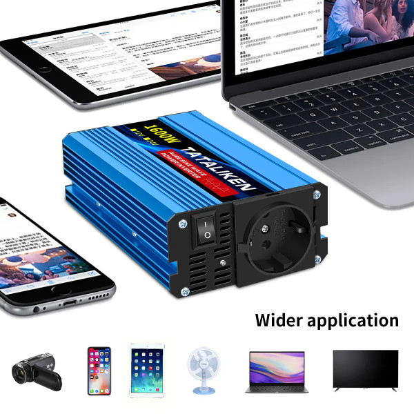 Color Name: GOLD - Pure Sine Wave Inverter 1600W/2200W/3000W/4000W DC 12V/24V to AC 220V 50hz Power F640-12000036990273698