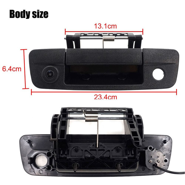 Pickup Car Handle Reversing Camera Tailgate Backup Parking Camcorder for Ram 1500 2500 3500 Black K484-PEL_0ODY413O