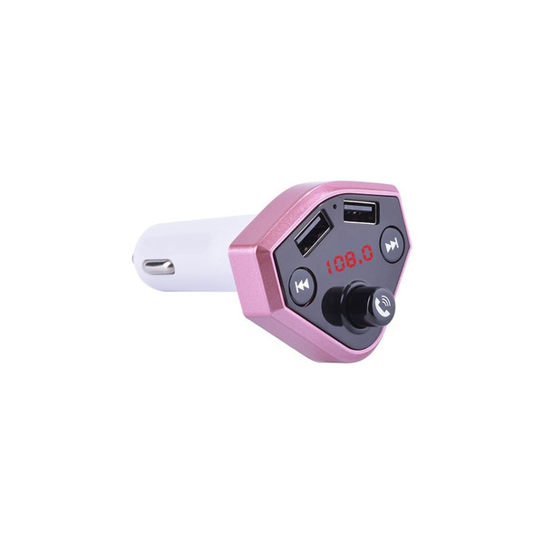 B4 12V 24V Car Cigarette Lighter Socket USB Charger MP3 Player Bluetooth Hands-free Black K484-PAU_0GJBBMXY