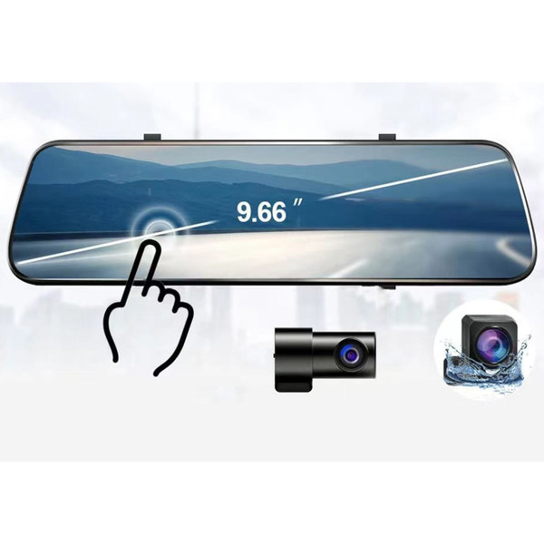 3 Channel Dash Cam 1080P HD Full Touch Screen 170 Degrees Wide Angle Dashboard Camera G-Sensor Black K484-PAU_0K1MU6MY