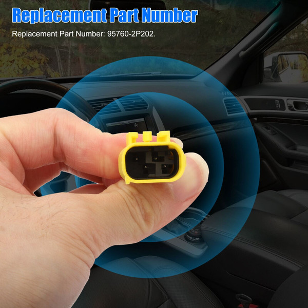 Car Rear View Camera Reversing Camcorder Pdc Parking Assist Cam 95760-2p202 Compatible for 09-13 Ki K484-PAU_0HUEWB8S
