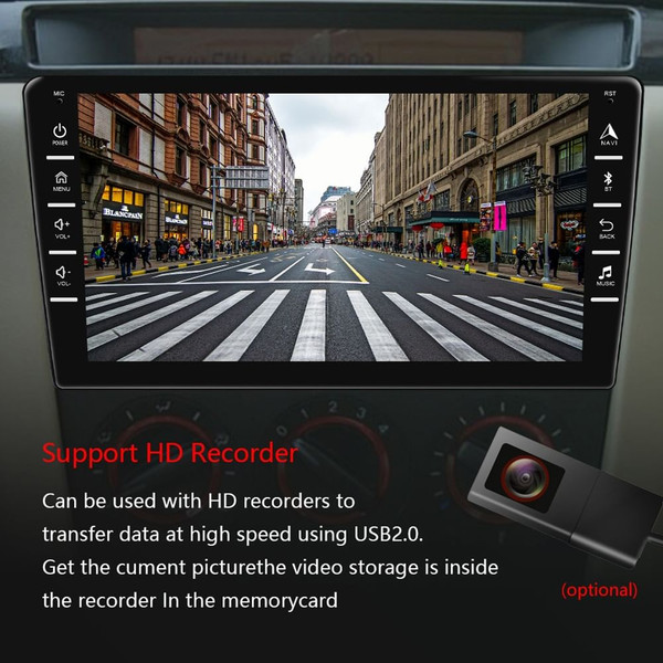 Car Multimedia Player 8 inch Central Control Android 9.1 Navigator Reversing Camera 1+16G for Mazda K484-PAU_0G33MIG8