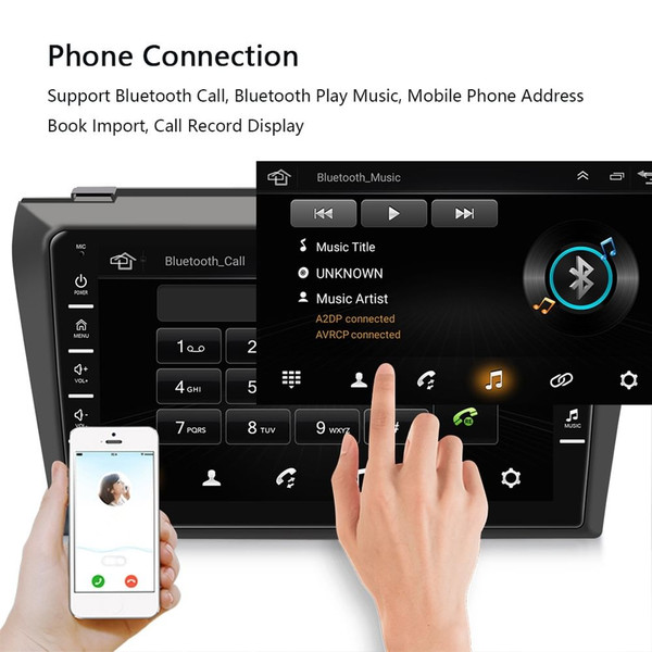 Car Multimedia Player 8 inch Central Control Android 9.1 Navigator Reversing Camera 1+16G for Mazda K484-PAU_0G33MIG8