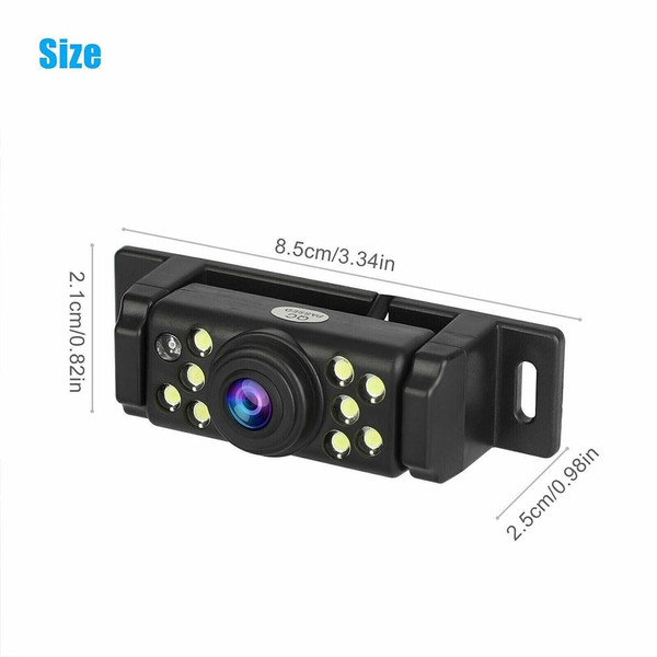Car Rear View Backup Camera Kit 5 inch LCD HD Display 9LED Parking Night Vision Camera Monitor Syst K484-PAU_0JM5XWFR
