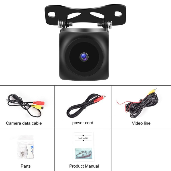 Wired AHD 720P HD Rear View Camera Waterproof Infrared Night Video Recorder Black K484-PAU_0G5PSB8S