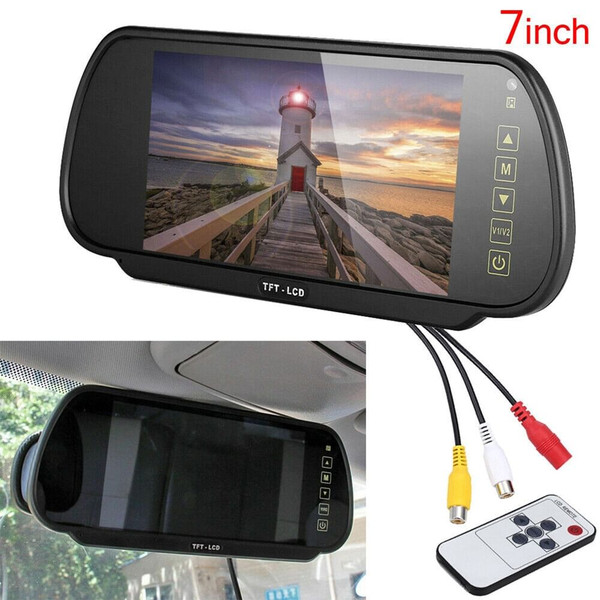 Backup Camera for Trucks 7 inch Dvr Monitor System Waterproof Night Vision Rear View Camera Kit Bla K484-PAU_0JOETM4Q