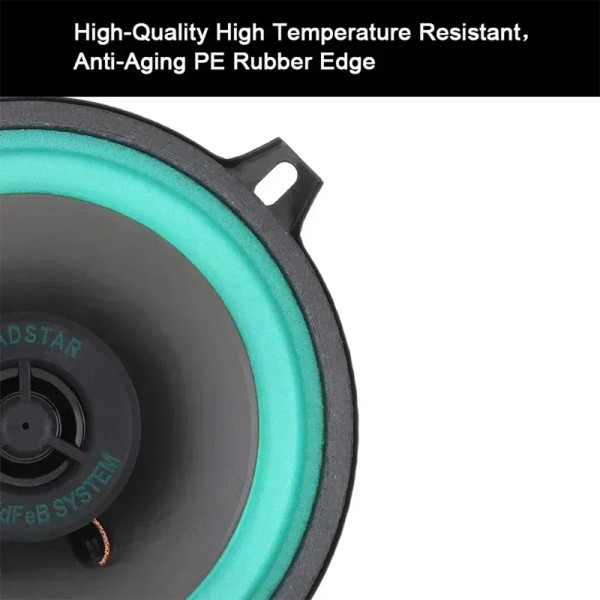Size: 7" - 4/5/6.5 Inch Car Speakers HiFi Coaxial Subwoofer Universal Automotive Audio Music Full R F640-12000039880916627