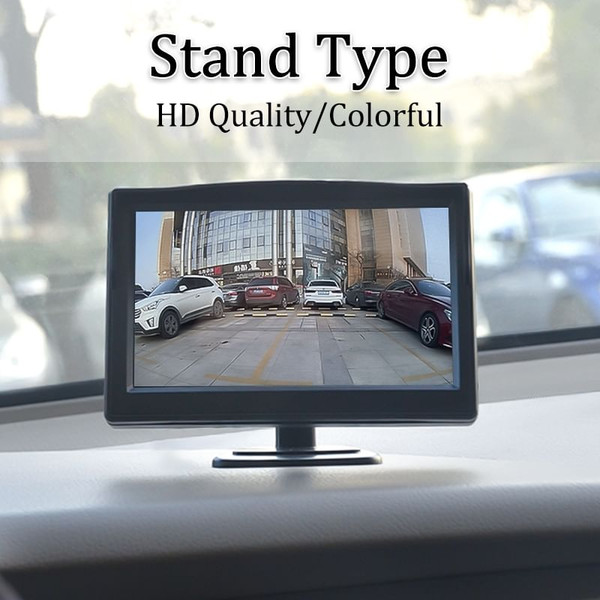 5 Inch Tft Lcd Screen Car Monitor 2 Channels Video Input 800x480 Reversing Parking HD Digital Displ K484-PEL_0P8KBHMW