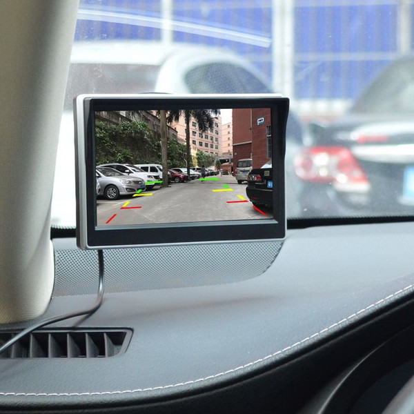 5 Inch Tft Lcd Screen Car Monitor 2 Channels Video Input 800x480 Reversing Parking HD Digital Displ K484-PEL_0P8KBHMW