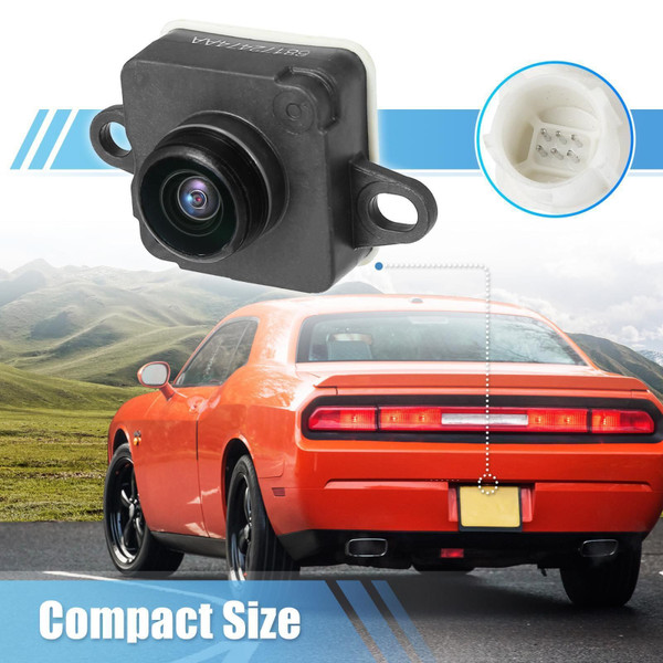 Car Rear View Back up Camera Waterproof Camcorder for Chrysler Dodge Challenger 2015-2018 Black K484-PAU_0ITO1X6A