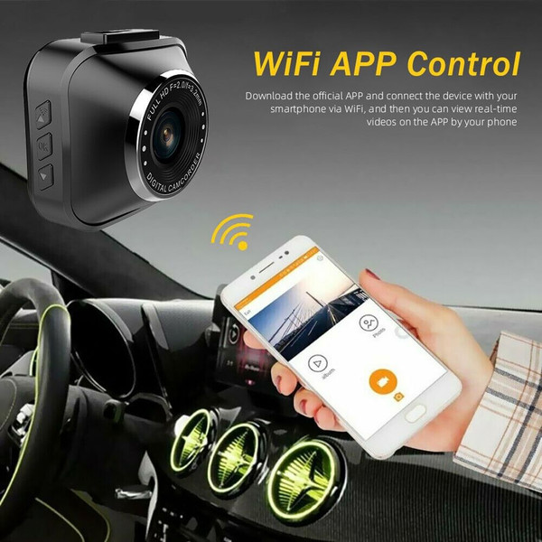 1080P HD Wifi Car Dash Cam DVR Camera 2 Inch Ips Screen Driving Recorder G-sensor Night Vision Camc K484-PAU_0H7QU0C0