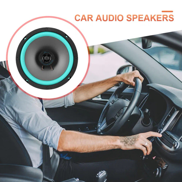 Size: 7" - Car Speakers 4/ 5 /6.5 Inch HiFi Coaxial Automotive Subwoofer Car Audio Music Stereo Spe F640-12000037574983091