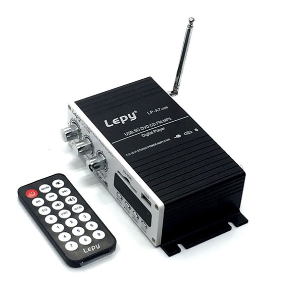 LEPY Bluetooth Mini Power Audio Amplifier Hi-Fi AMP MP3 FM USB SD AUX Car Home Black K484-PAU_054Z00EQ