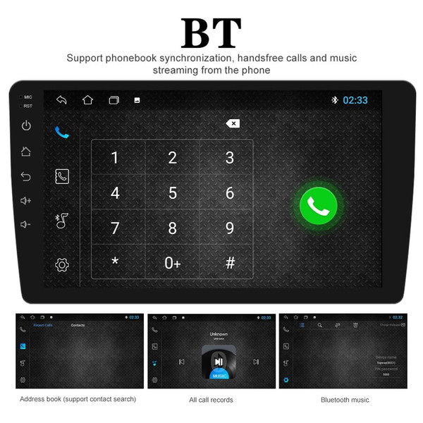 7 Inch Android 11 Car Player Bluetooth Hands-free HD Touch Screen Gps Radio Reversing Display with  K484-PAU_0I18CL7S