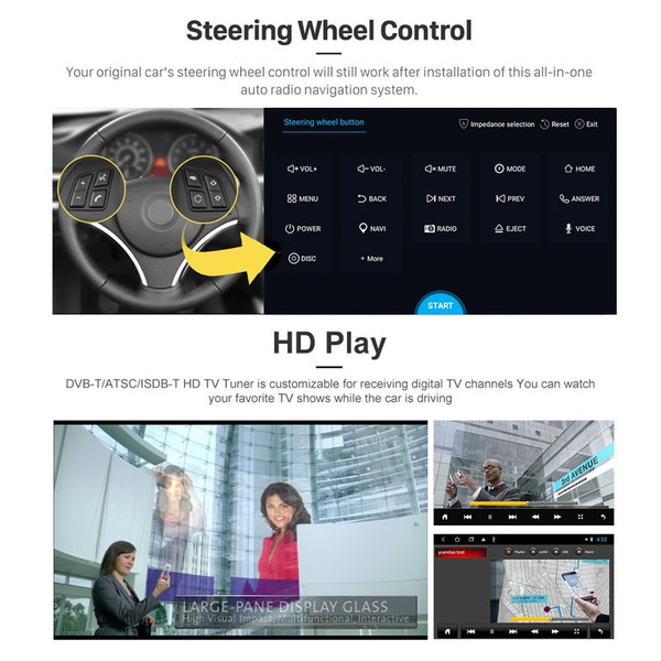 7 Inch Android 11 Car Player Bluetooth Hands-free HD Touch Screen Gps Radio Reversing Display with  K484-PAU_0I18CL7S