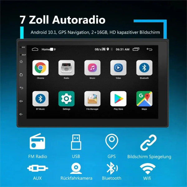 Color: Orange, Ships From: CHINA - ?‹ESSGOO Car Radio 2 Din 7"/9"/10" Carplay Auto Android 13 Mp5 U F640-12000032212318098