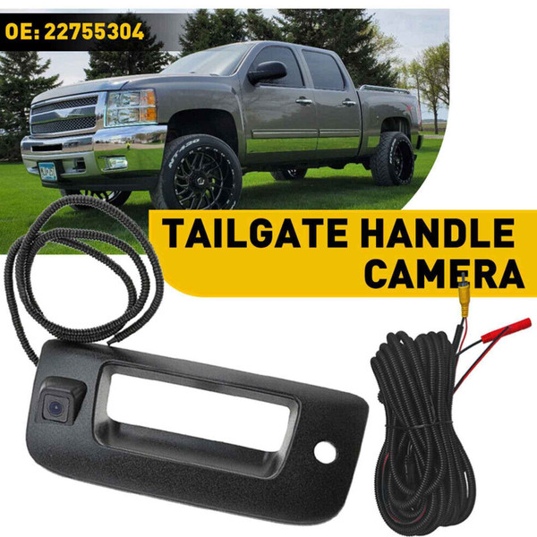 Rear View Camera Backup Tailgate Handle Camera 22755304 Replacement Black K484-PAU_0JWCGAU5