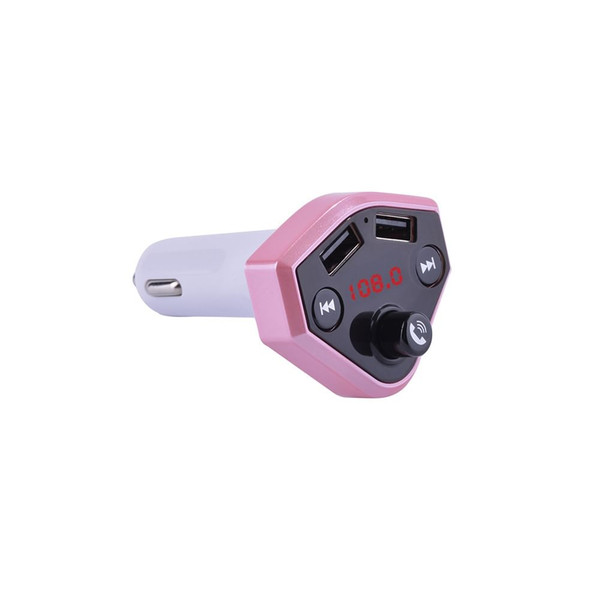 B4 12V 24V Car Cigarette Lighter Socket USB Charger MP3 Player Bluetooth Hands-free Silver K484-PAU_0GJBEPJX