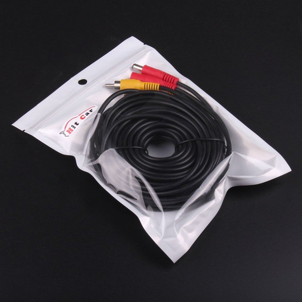 Generic 10M Security RCA Power Audio Video AV Cable For CCTV Camera, Reverse Camera K484-STNCAT5KV442