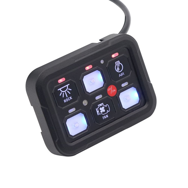 6 Gang Universal Switch Controller Panel RGB Light Touch Screen Circuit Control Relay Box Waterproo K484-PAU_0LE9V096
