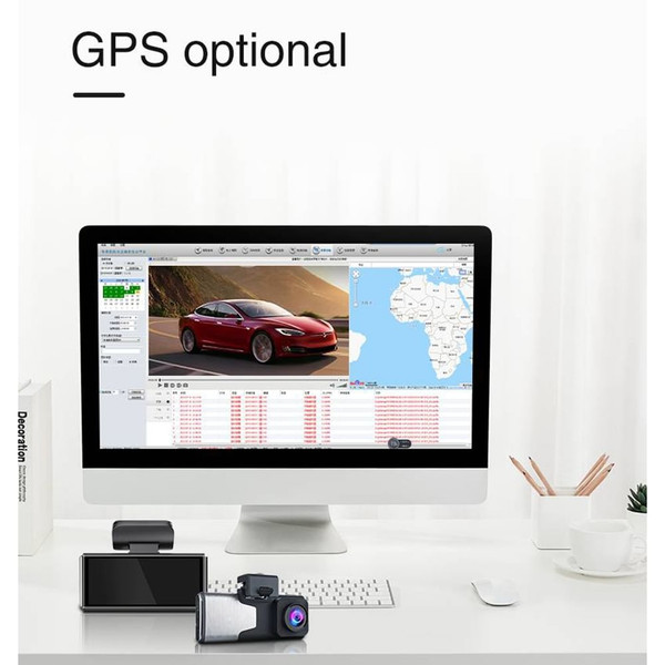 Dash Cam 4k Dual Lens Front Rear Dual Recording Camera Night Vision Parking Monitor Wifi Gps Black K484-PAU_0FX6XCC3