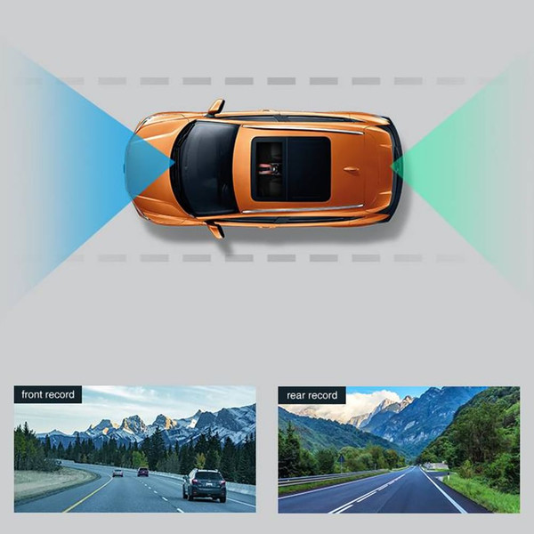 Dash Cam 4k Dual Lens Front Rear Dual Recording Camera Night Vision Parking Monitor Wifi Gps Black K484-PAU_0FX6XCC3