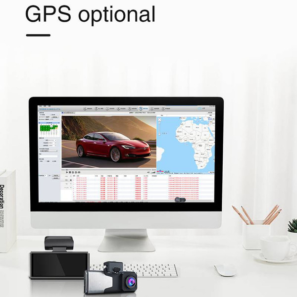 Dash Cam 4k Dual Lens Front Rear Dual Recording Camera Night Vision Parking Monitor Wifi Gps Black K484-PAU_0FX6XCC3