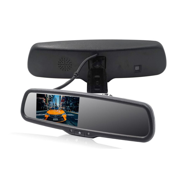 Car Backup Rear View Camera 4.3 Inch Mirror Monitor High Brightness Automatic Dimming Reversing Dis K484-PAU_0I7X6393