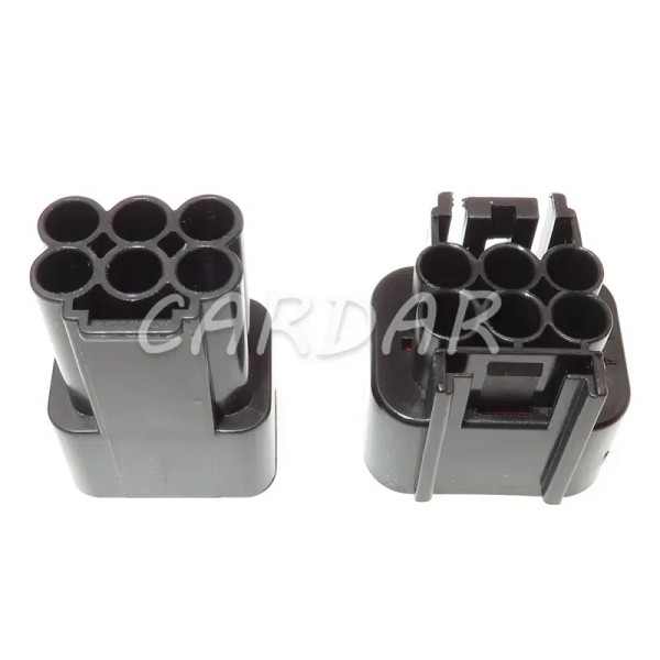 Color: Brown - 1 Set 6 Pin FW-C-6M-B FW-C-6F-B Car Waterproof Window Lifter Socket AC Assembly High F640-12000044536799592