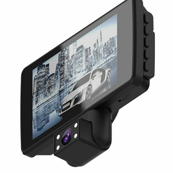 Dual Lens Car Dvr Dash Cam Video Recorder G-sensor HD 1080P Night Vision Parking Monitor Black K484-PAU_0FU7Z6NT