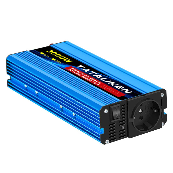 Color Name: silver - Pure Sine Wave Inverter 1600W/2200W/3000W/4000W DC 12V/24V to AC 220V 50hz Pow F640-12000035473701503