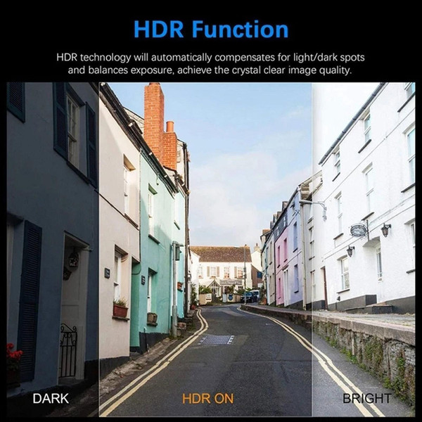 Car Driving Recorder Dual Lens Dvr Camera HD 1080P Dash Cam USB Monitoring Black K484-PAU_0H4UE03X