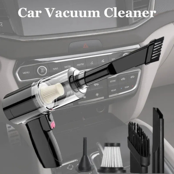 Car Vacuum Cleaner 120000PA Powerful Cleaning Machine Cars Cleaner Mini Wireless Portable Hand held F640-3256807431614488