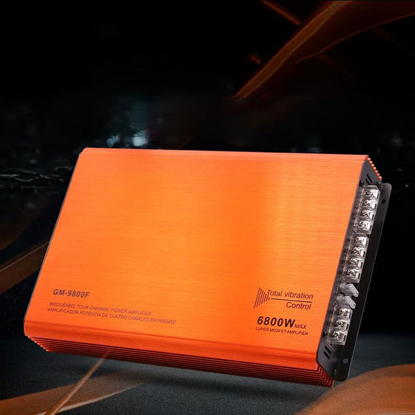 4-Channel Car Amplifier 9800 4x100W Audio Power Amplifier 4 Ohm Stable 90d 10HZ-30khz Stereo Audio  K484-PAU_0L13XD1Y