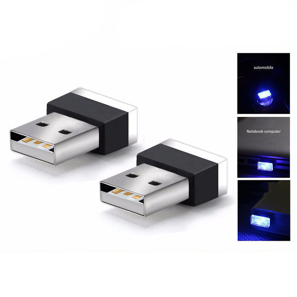 USB LED Car Interior Atmosphere Light Feet Lamp Illumination Decoration Light  pink purple light K484-PHO_046U6122